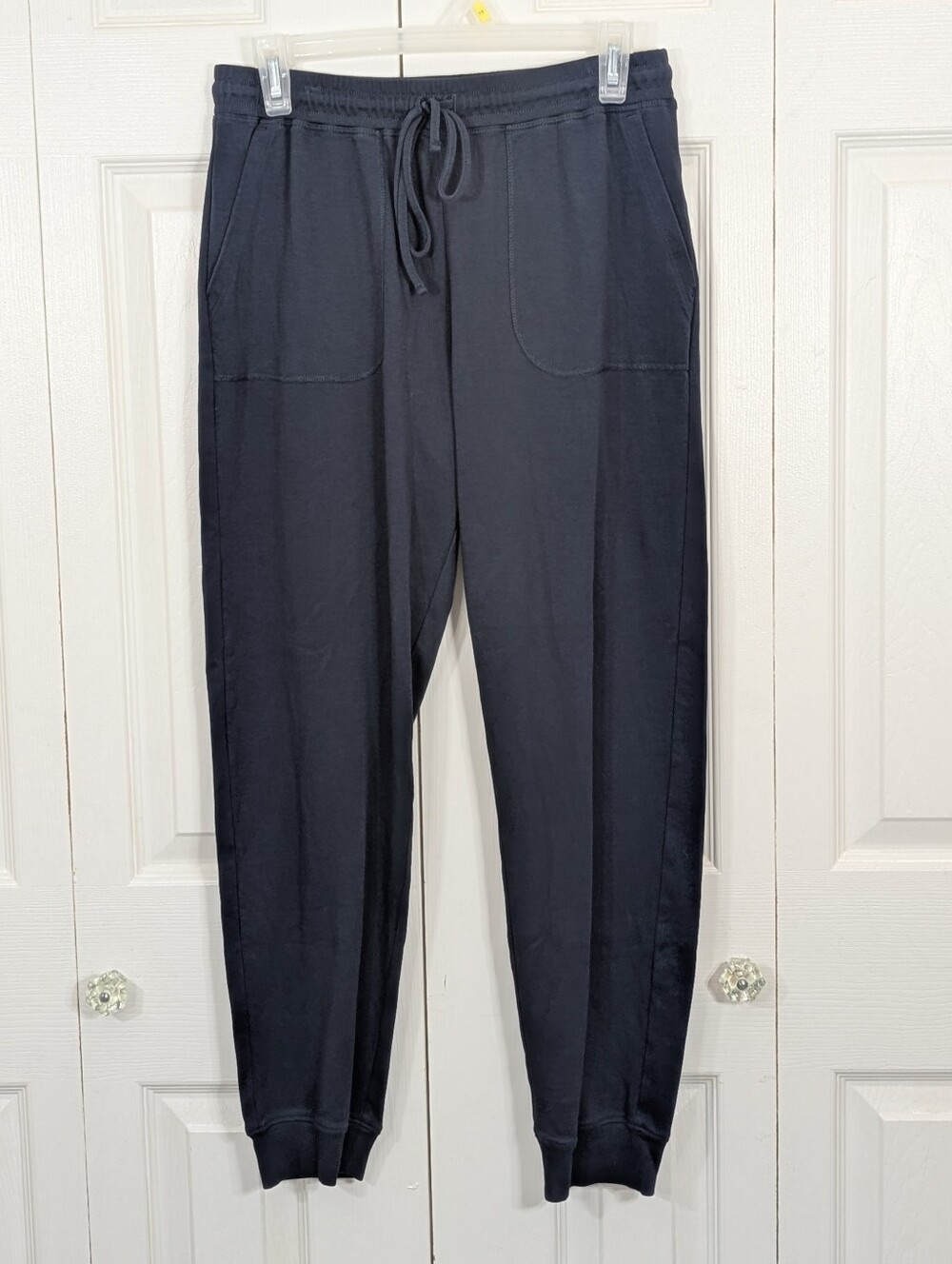 The Company Store: 100% Pima Cotton Drawstring Joggers - Navy - Size Small